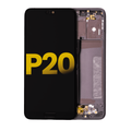 LCD Assembly With Frame For Huawei P20 (Refurbished) (Black)