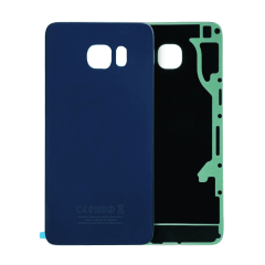Back Cover Glass For Samsung Galaxy S6 Edge (Service Pack) (Black Sapphire)