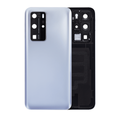 Back cover Glass With Camera Lens For Huawei P40 Pro (Matte Silver)