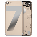 Back Housing W/ Small Components Pre-Installed For iPhone 7 (Used OEM Pull: Grade A) (Gold)