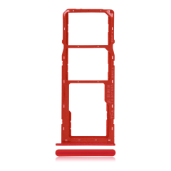 Dual Sim Card Tray For Samsung Galaxy A10s (A107 / 2019) / A20s (A207 / 2019) (Red)