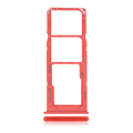 Dual Sim Card Tray For Samsung Galaxy A02 (A022 / 2020) (Red)