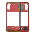 Mid-Frame Housing For Samsung Galaxy A41 (A415 / 2020) (Aftermarket Plus) (Prism Crush Red)