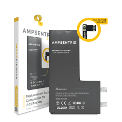 Replacement Battery Core with Universal Tag-On Flex For iPhone 11 Pro Max (Spot Welding Required) (AmpSentrix Core)