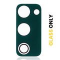 Back Camera Lens (Glass Only) With Adhesive For Samsung Galaxy S20 FE 4G / 5G (Cloud Mint) (10 Pack)