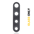 Back Camera Lens (Glass Only) With Adhesive For Samsung Galaxy A21 (A215 / 2020) (10 Pack)