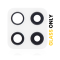 Back Camera Lens (Glass Only) With Adhesive For Samsung Galaxy A42 5G (A426 / 2020) (Prism Dot White) (10 Pack)