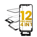 4 in 1 Short Flex (Digitizer Touch With Glass + OCA + Frame Pre-installed) For iPhone 12 Pro Max (OCA Master)