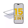2 in 1 (Glass + OCA Pre-Installed) For iPhone 15 Pro Max (OCA Master) (2 Pack)