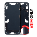 Mid-Frame Housing W/ Small Parts For iPhone 14 (US Version) (Aftermarket Plus) (Midnight)