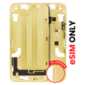 Mid-Frame Housing W/ Small Parts For iPhone 14 Plus (US Version) (Aftermarket Plus) (Yellow)