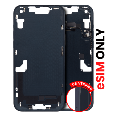 Mid-Frame Housing W/ Small Parts For iPhone 14 Plus (US Version) (Aftermarket Plus) (Midnight)