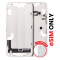 Mid-Frame Housing W/ Small Parts For iPhone 14 (US Version) (Aftermarket Plus) (Starlight)