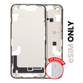 Mid-Frame Housing W/ Small Parts For iPhone 14 (US Version) (Used OEM Pull: Grade A) (Starlight)