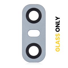 Back Camera Lens (Glass Only) With Adhesive For LG G6 (Ice Platinum Silver)