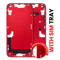 Mid-Frame Housing W/ Small Parts For iPhone 14 Plus (EU / Global Version) (Aftermarket Plus) (Red)