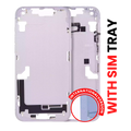 Mid-Frame Housing W/ Small Parts For iPhone 14 Plus (EU / Global Version) (Aftermarket Plus) (Purple)