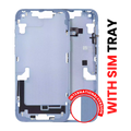 Mid-Frame Housing W/ Small Parts For iPhone 14 Plus (EU / Global Version) (Aftermarket Plus) (Blue)