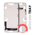 Mid-Frame Housing W/ Small Parts For iPhone 14 Plus (EU / Global Version) (Used OEM Pull: Grade A) (Starlight)