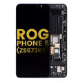 OLED Assembly With Frame For Asus ROG Phone 5 (ZS673KS) (Refurbished) (Phantom Black)