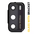 Back Camera Lens With Bracket For Huawei P40 (Ice White)