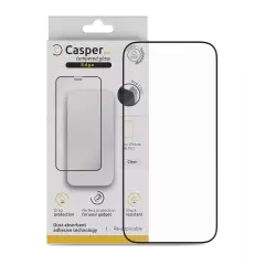 Casper Pro Edge Tempered Glass For iPhone 16 Pro / 17 / 17 Pro / 18 Pro (Retail Pack) (Clear)