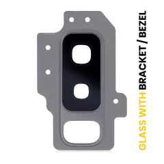 Back Camera Lens With Bracket / Bezel For Samsung Galaxy S9 Plus (Titanium Gray)