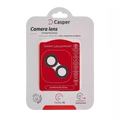 Casper Camera Lens Protector For iPhone 16 / 16 Plus (Black) (Clear)