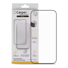 Casper Pro Edge Tempered Glass For iPhone 16 Pro Max / 17 Pro Max / 18 Pro Max (Retail Pack) (Clear)