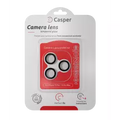 Casper Camera Lens Protector For iPhone 15 Pro / 15 Pro Max (Clear) (Black)