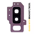 Back Camera Lens With Bracket / Bezel For Samsung Galaxy S9 Plus (Purple)