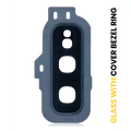 Back Camera Lens With Cover Bezel Ring For Samsung Galaxy S10E (Prism Black)