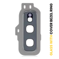 Back Camera Lens With Cover Bezel Ring For Samsung Galaxy S10E (Prism White)
