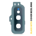 Back Camera Lens With Cover Bezel Ring For Samsung Galaxy S10E (Prism Green)