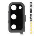 Back Camera Lens With Cover Bezel Ring For Samsung Galaxy S20 / S20 5G (Cosmic Gray)