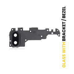 Back Camera Lens With Bracket / Bezel For Samsung Galaxy A10s (Black)