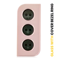 Back Camera Lens With Cover Bezel Ring For Samsung Galaxy S21 (Phantom Pink)