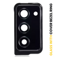 Back Camera Lens With Cover Bezel Ring For Samsung Galaxy Z Fold 2 5G (F916) (Mystic Black)