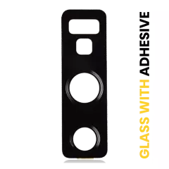 Back Camera Lens With Adhesive For Samsung Galaxy Note 9 (Midnight Black) (10 Pack)