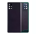 Back Cover Glass With Camera Lens For Samsung Galaxy A71 (A715 / 2020) (Service Pack) (Black)
