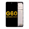 LCD Assembly With Frame For Motorola Moto G60 (XT2135 / 2021) (Refurbished) (Black)