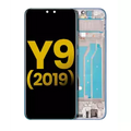 LCD Assembly With Frame For Huawei Y9 (2019) (Refurbished) (Aurora Purple)