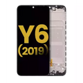 LCD Assembly With Frame For Huawei Y6 (2019) (Refurbished) (Midnight Black)