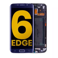 OLED Assembly With Frame For Samsung Galaxy S6 Edge (Refurbished) (Black Sapphire)