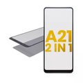 2 in 1 Front Glass With OCA For Samsung Galaxy A21 (A215 / 2020)