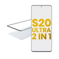 2 in 1 Front Glass With OCA Pre-Installed For Samsung Galaxy S20 Ultra