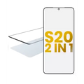 2 in 1 Front Glass With OCA Pre-Installed For Samsung Galaxy S20