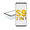 2 in 1 Front Glass With OCA Pre-Installed For Samsung Galaxy S9