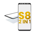 2 in 1 Front Glass With OCA Pre-Installed For Samsung Galaxy S8