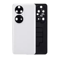 Back cover Glass With Camera Lens For Huawei P50 Pro (Pearl White)
